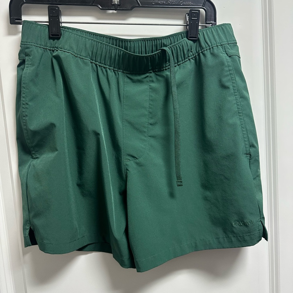 LIKE NEW Hollister Green Athletic Shorts